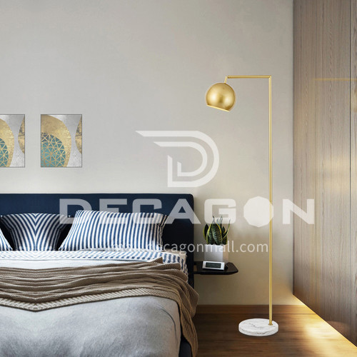 Nordic modern creative design living room floor lamp simple marble bedside bedroom lamp-YDH-6089